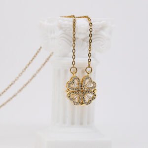Colar trevo dourado - Image 1
