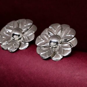 Brincos Malmequer de Prata - Image 2