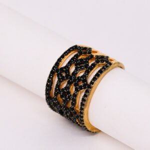 Anel Luxo Black Cristal - Image 2