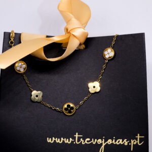 Pulseira Trevo Bicolor - Image 1